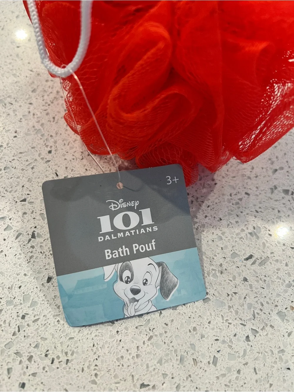 Disney Red Dalmatian Bath Pouf